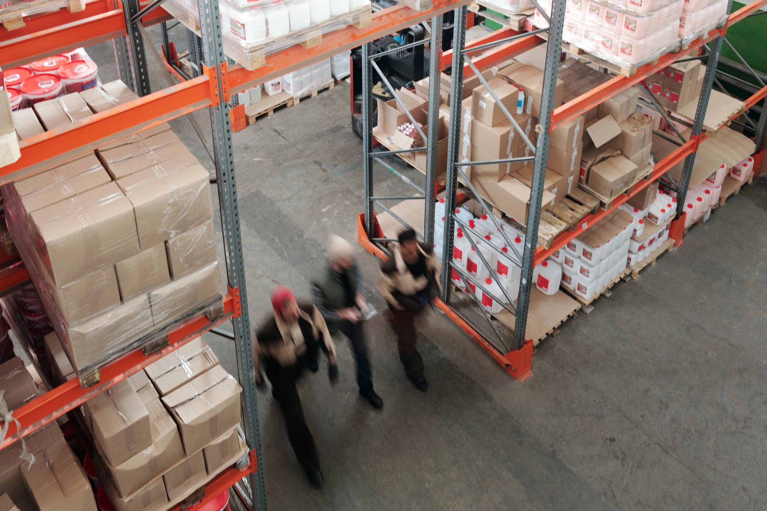 Men Working on a Warehouse Inventory Allocation